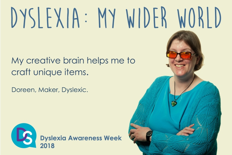 Doreen Dyslexia Awareness Craft Maker Creative